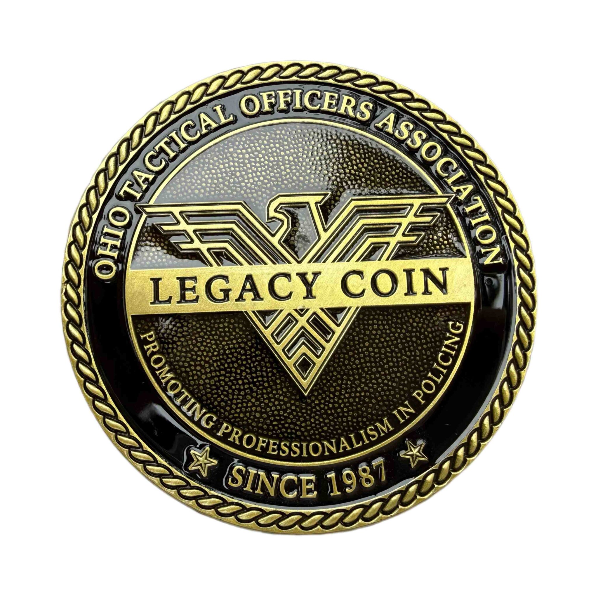 俄亥俄战术警官协会 “Legacy” 挑战币-1
